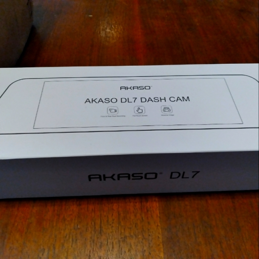 Akaso Mirror Dash Cam with Backup Camera (Model: DL7)